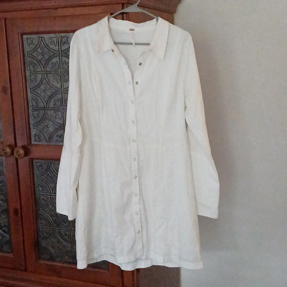 Free People White Mini Dress - Picture 14 of 16